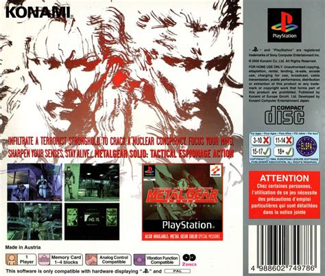 metal.gear solid back of box|metal gear 1 box art.